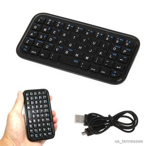 Claviers Claviers Mini clavier compatible Bluetooth Rechargeable mince taille de voyage sans fil petit clavier Portable pour tablettes R231109