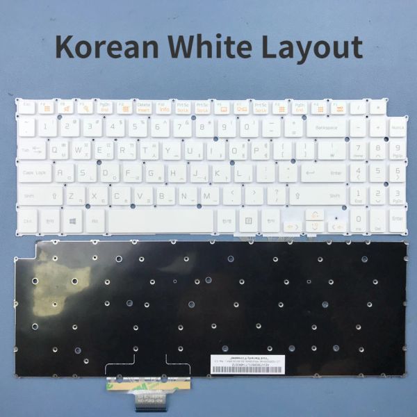Claviers Keyean Ordoral Keyboard pour LG 15Z940 15Z950 15ZD950 15UD560 15U530 15U530KH5DK 15U530KH50K SN5844 SG8010040A