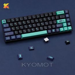 Claviers KYOMOT GMK Hammerhead Keycaps PBT Dye Sub 148 touches Cherry Profile Keycap pour MX Switch bricolage disposition IKBC Filco clavier mécanique 231117