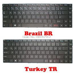 Claviers ordinateur portable Br Tr TR Clavier de mise en page pour le mouvement Positivo C41 C41TCI C41TC C4500C Brazil Br Turquie TR Latin America La No Frame