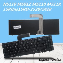 Toetsenboards Laptop English Layout Toetsenbord voor Dell N5110 M501Z M5110 M511R 15R 2528 2428