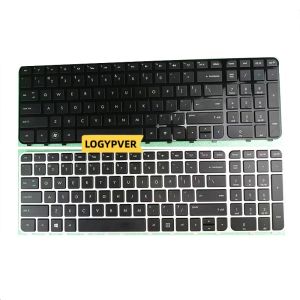 Claviers clavier pour ordinateur portable pour HP Pavilion Envy M6 M61000 M61100 61088 M61200 PK130U92B06 US Anglais Black Silver avec cadre rétro-éclairé