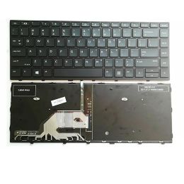 Toetsenboards Laptop US Toetsenbord voor HP Probook 430 G5 440 G5 445 G5 BACKLAGLAAR