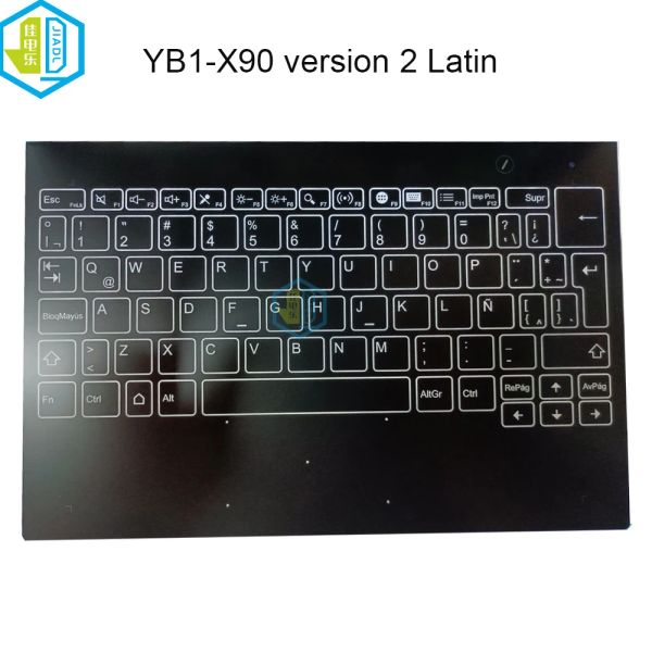 Teclados Latin Fit Spanish Laptop Keyboard para Lenovo Yoga Book YB1X90 YB1X90F YB1X91L YB1X91F SUBE09W01MI01X ESPAIN SP TELAVELLO NUEVO