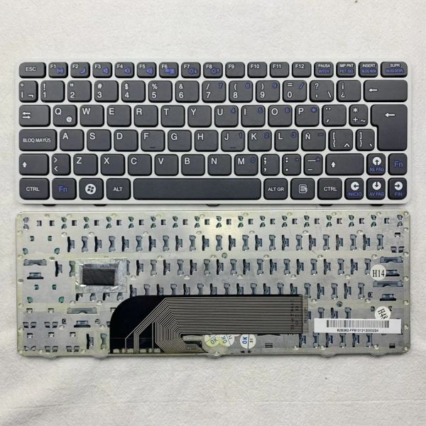 Claviers Clavier pour ordinateur portable latin pour Teclado Netbook Exo ES10 N230 N210 N201 G4 G5 G6 82B382FP8631 LA LA LIGNE