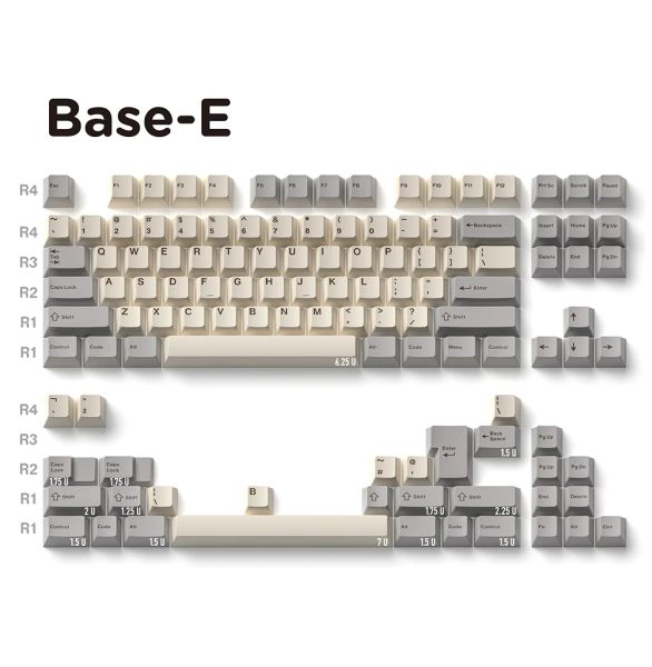 Claviers lait gris jaune désert conception de touches PBT PBT pour Cherry MX Gateron Kailh Box TTC Cross Switch Mechanical Clavier 68 980 87