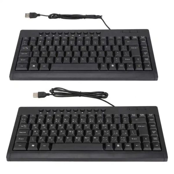 Claviers accessoires de clavier musical mini clavier à domicile Home Office Office ordinateur ordinateur portable 95 touches noires mini single USB filaire petit