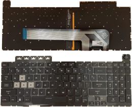 Claviers nouveaux pour ASUS TUF Gaming FA506IC FA506IE FA506QM FA506IU Black US RVB Clavier rétro-éclairé