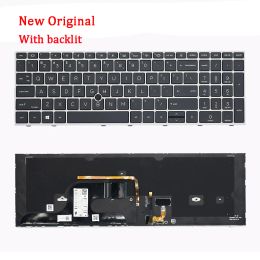 Teclados nuevos teclado de replactos de laptop genuina compatible para HP Zbook Fury 15 17 G7 G8