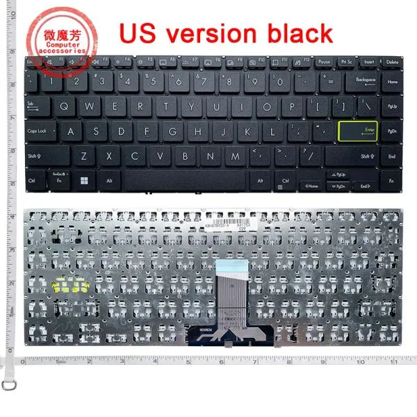 Teclados Nuevo teclado para ASUS Vivobook Flip 14 TP470 TM420 TM420U TM420UA TM420IA TP420 TP420U TP420L TP420UA TP420IA TP420LA Inglés