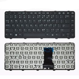 Toetsenboards Nieuwe laptop R -vervangingstoetsenbord Compatibel voor HP Probook 430 G1 HSTNNW01C 727765 711468 met frame
