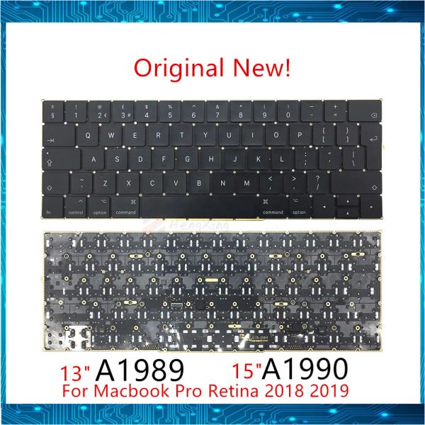 Teclados Nuevo teclado original A1990 A1989 para MacBook Pro 13 