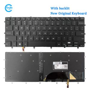 Teclados Nuevo teclado de laptop original para Dell Precision 5510 5520 5530 M5520 0GDT9F con retroiluminación