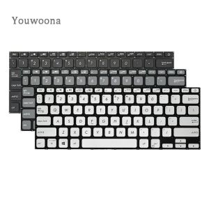Keyboards Nieuw originele laptoptoetsenbord voor ASUS X415 X415J V4200J V4200E M4200U Y4200D Y4200F X412U X412F A409J A409M X409U X409UA X409F