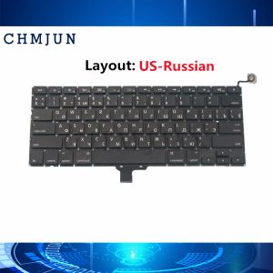 Teclados Nuevos pequeños key key russia ru para MacBook Pro 13 