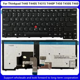 Claviers New US English Backlit Backlight Clavier pour Lenovo ThinkPad T440 T440S T431S T440P T450 T450S T460 01AX310