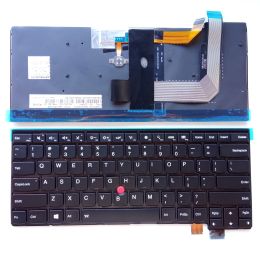 Toetsenboards Nieuw Amerikaans Engels voor IBM ThinkPad T460S T470s Backlight Black met Point Stick Notebook Laptop -toetsenbord