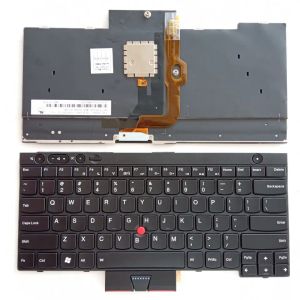 Teclados Nuevo inglés de EE. UU. Para IBM ThinkPad L430 T430 T430S T530 W530 X230 Backlight Black with Point Stick Notebook Teclado para computadora portátil