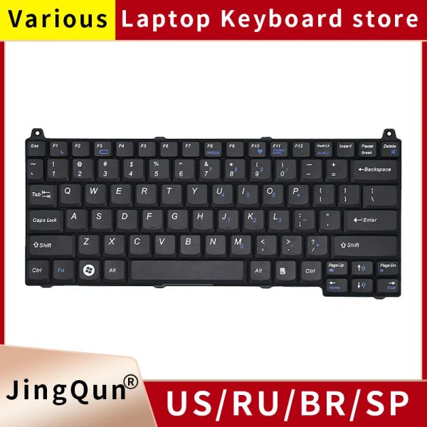 Teclados Nuevo reemplazo del teclado de laptop US/English para Dell Vostro 1310 1320 M1510 1520 M1310 V1510 PP36S
