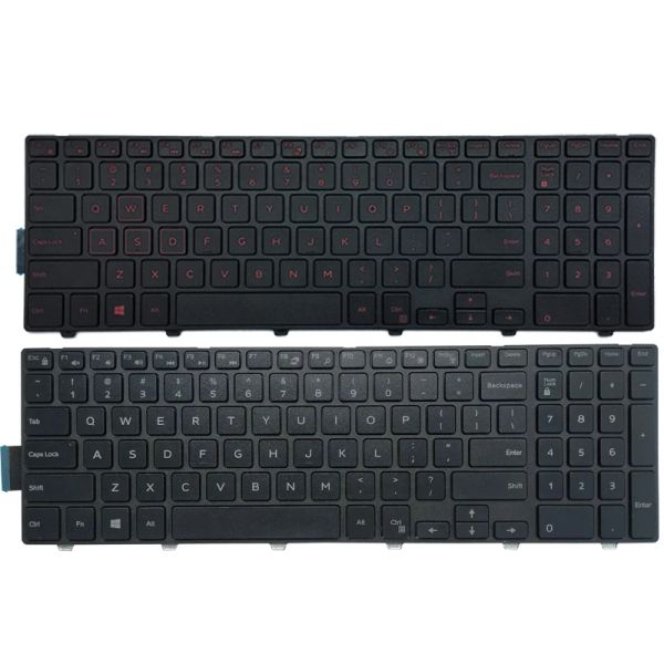 Teclados Nuevos EE. UU. Teclado para computadora portátil para Dell Inspiron 155547 155548 155542 1555557 157557 157559 155577 155576 Inglés teclado portátil