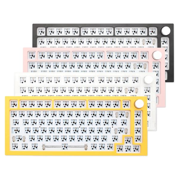 Claviers NextTime X75 75 joint kit de clavier mécanique PCB interrupteur échangeable effets d'éclairage commutateur RGB LED type c Next Time 75 231117