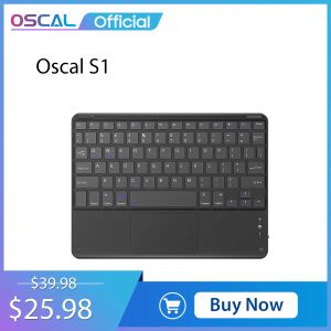 Claviers OSCAL S1 BLUETOOTH Clavier sans fil sans fil Français Français Clavier disponible pour tablette PC Android iOS Windows