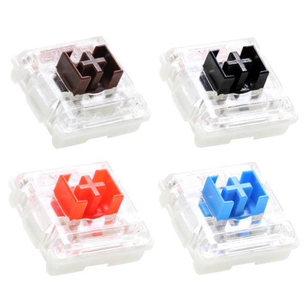 Claviers OutemU OTM interrupteur de profil bas noir Brun bleu rouge 3 broches pour le clavier mécanique ultime ultraslim