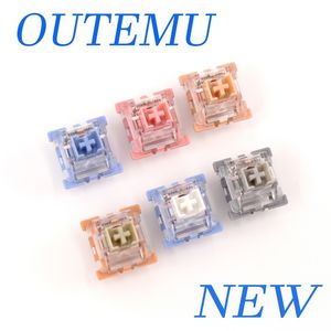 Keyboards OutEmu Commutateurs de clavier mécanique lubrifié 3pin silencieux Clicky linéaire lait tactile Tom Jerry Gaming personnalisé RGB MX Switch 230817