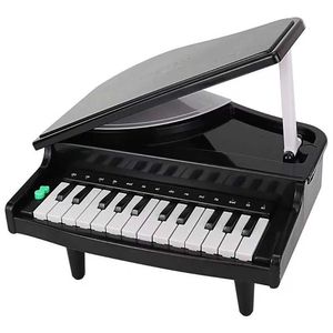 Claviers Piano 26 Touches Mini Piano Électronique Simulation Jouer Musique Instrument Jouet Pratique Noir Rose Chirstmas Cadeau