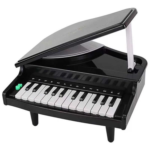 Claviers Piano 26 Touches Mini Piano Électronique Simulation Jouer Musique Instrument Jouet Pratique Noir Rose Chirstmas Cadeau