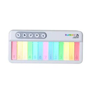 Claviers Piano Baby Music Sound Toys Childrens Clavier Toys Rainbow Lights Childrens Piano Toys avec son réglable WX5.214176963