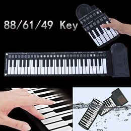 Claviers Piano Baby Music Sound Toys Electronic Handroll Piano 49 61 88 CLÉ CHARGE DÉGARGER INSTRUMENT CHANGEMENT APPRENTIF