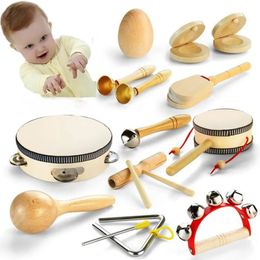 Claviers Piano Bébé Musique Jouets Éducatifs Apprentissage Instrument de Musique Enfant Jeu Montessori Hochet En Bois né 0 12 Mois 231122