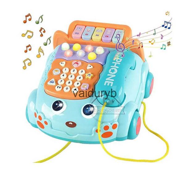 Claviers Piano Jouets pour bébé 0 12 mois Jouets de téléphone de piano musical Montessori pour bébé fille 13 24 mois Jouets de téléphone portable pour enfants de 2 à 4 ansvaiduryb