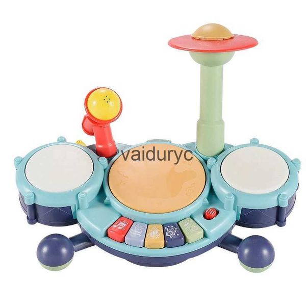 Teclados Piano Principiantes Batería musical Juego de juego Micrófono Luz Características Música y sonidos para bebé Toyvaiduryc