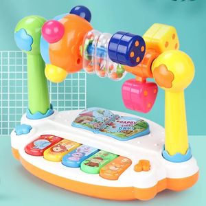 Claviers Piano enfants bébé musique rotative avec son léger jouet éducatif enfants cadeau animaux sonnant clavier jouant Type Musica 231122