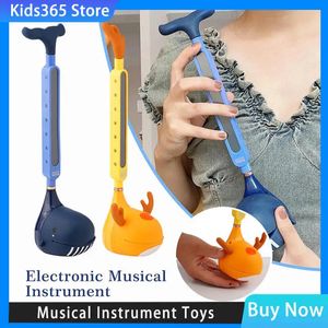 Claviers Piano Otamatone Instrument de musique électronique japonais pour enfants synthétiseur de tomate électrique têtard Kawaii Kid Kalimba Piano jouet 231206