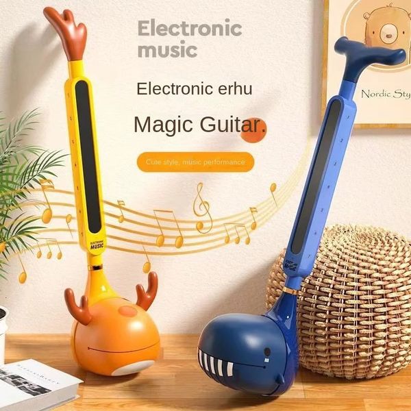 Claviers Piano Otamatone Instrument de musique électronique japonais Synthétiseur portable Sons magiques drôles Cadeau pour les enfants 231201