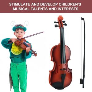 Claviers Piano Simulation Instrument de musique Corde réglable Jouer Violon Jouets pour enfants pour enfants débutants Jouets éducatifs Couleurs aléatoires 231031