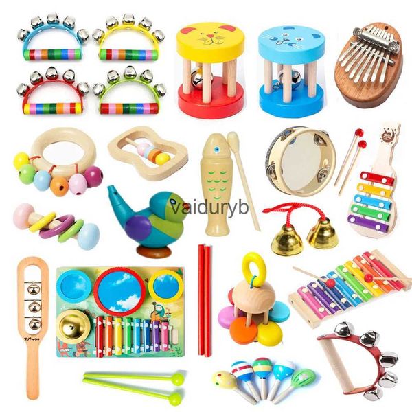 Teclados Piano Instrumentos musicales para niños pequeños Instrumentos de percusión de madera Juguete educativo preescolar para niños Instrumento para bebés Juguetes musicalesvaiduryb