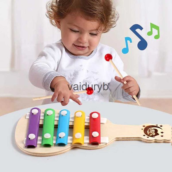 Teclados Piano Xilófono de madera Juguetes Montessori 2+Y Bebé Instrumento musical Juguetes Juegos de desarrollo Niños Educativos Tablero de actividad sensorial Partsvaiduryb