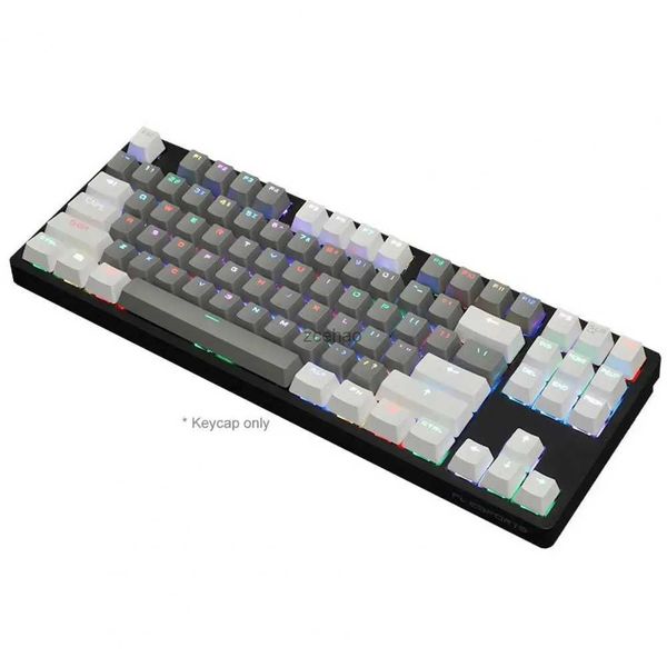 Teclados Prático Key Cap Leve Color Block Teclado Mecânico Keycap Fino Acabamento PBT Keycap para Teclado Mecânico L240105