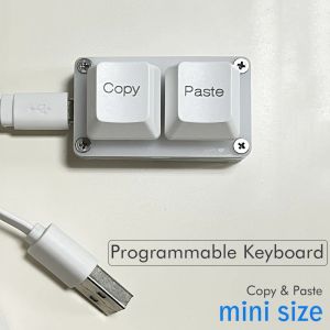 Toetsenboards Programmeerbaar toetsenbord Mini Keyboard 2 Kopie Copy met kabel Macro Web/wachtwoord Opslaan Programmering USB Red Switch CAD MacRopad