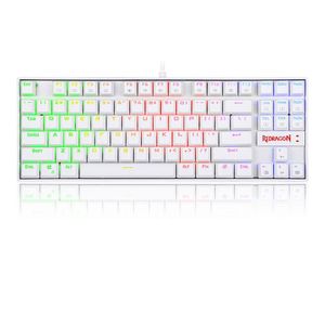 Claviers Redragon K552 Keyboard de jeu mécanique 60 Compact 87 Clé Kumara Wired Cherry MX Blue Commutateurs équivalent pour Windows PC Gamer 221028