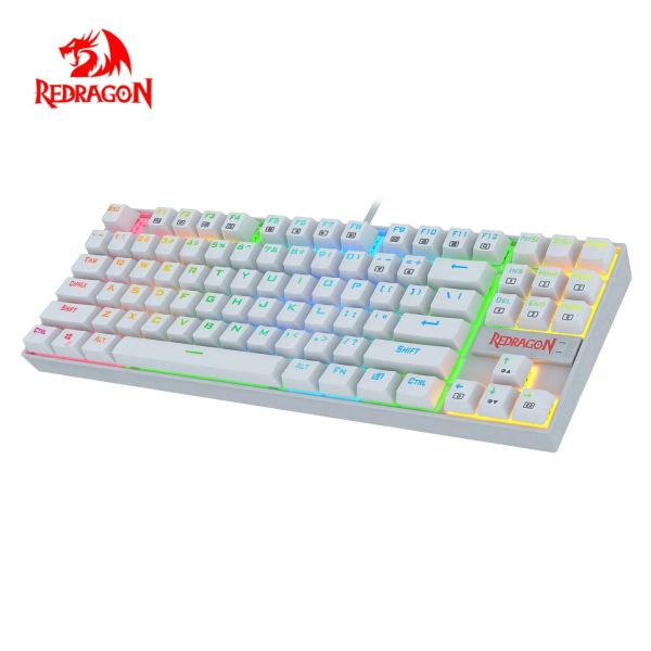 Keyboards Redragon Kumara K552 RVB Backlit LED Gaming Keyboard 60% Compact 87 Clés Blue Commutateurs pour les joueurs PC