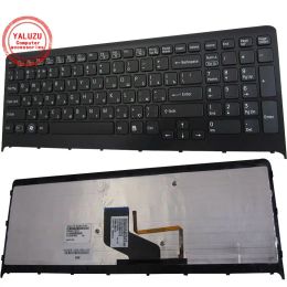 Toetsenboards ru nieuw toetsenbord voor Sony Vaio PCG81312M PCG81412M VPCF2 VPCF21Z1R VPCF23Z1E VPCF23Q1E RUSSISCHE LAPTOP