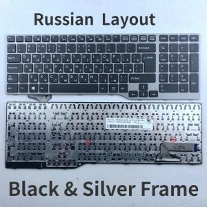 Teclados teclado ruso para Fujistu E754 Lifebook E557 E753 E756 E554 E556 Celsius H730 H760 H77 Serie RU Diseño