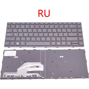 Toetsenboards Russisch toetsenbord voor HP Probook 430 G5 440 G5 445 G5 Zhan 66 Pro G1 SG87710XAA X8B Laptop met met achtergrondverlichting