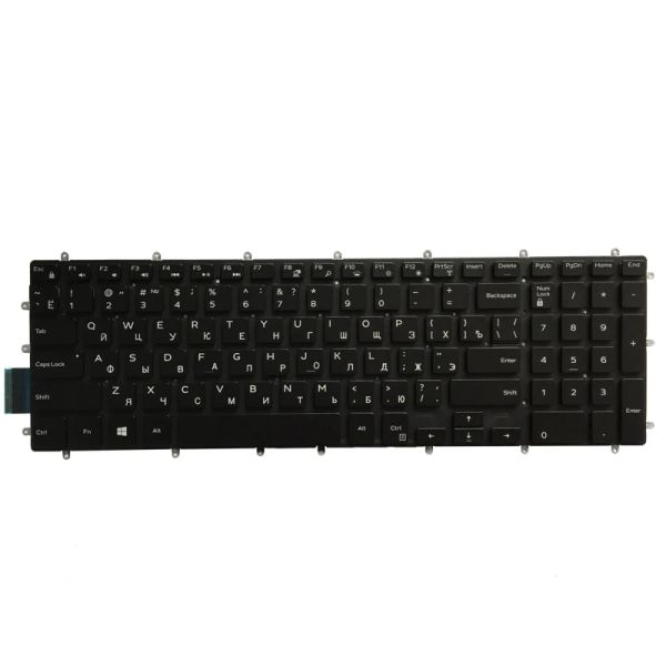 Teclados RUSian RU portátil Teclado para Dell Inspiron 15 5565 5567 5570 5590 5587 5575 5770 5775 7566 P75F001 P75F002 P75F003 P75F006