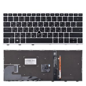Toetsenborden Russisch Spaans US Nieuw laptoptoetsenbord voor HP EliteBook 730 G5 735 G5 830 G5 836 G5 G6 L07666001 L13697071 L15500251